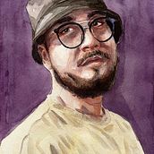 Mi proyecto del curso: Retrato artístico en acuarela. Een project van  Beeldende kunst, Schilderij, Aquarelschilderen y  Portrettekening van Pricope Andreea Laura - 01.12.2023