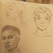 3 profile. Un progetto di Illustrazione tradizionale di Elena Trevisan - 01.12.2023