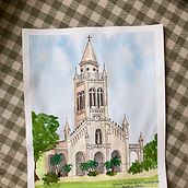 My project for course: Architectural Sketching with Watercolor and Ink. Sketching, Drawing, Watercolor Painting, Architectural Illustration, Sketchbook & Ink Illustration project by zambiasmith - 12.02.2023