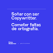 Presentación Putos Modernos. Un proyecto de Publicidad, Diseño, Cop, writing y Marketing de majofima - 02.12.2023