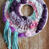 My project for course: Circular Weaving for Colorful Wall Decor Winter sunrise in Quebec. Arts, Crafts, Interior Design, Pattern Design, Fiber Arts, Weaving, and Textile Design project by odilecacace - 12.02.2023