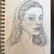 Portrait Sketchbooking. Projekt z dziedziny  Sztuki piękne, Sketching,  R, sunek, Portret i Sketchbook użytkownika Dinesh Ruhela - 28.11.2023