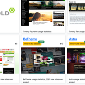 Themetix website collection, themes and plugins usage statistics. Een project van Programmeren van Paul Mitchel - 03.12.2023