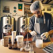 Il mio progetto del corso: Soluzione batteriostatica con gli ingredienti presenti in un birrificio. Un projet de Intelligence Artificielle de mcsantor - 03.12.2023