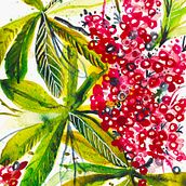 My project for course: Artistic Floral Watercolor: Connect with Nature. Traditional illustration, Painting, Watercolor Painting, and Botanical Illustration project by aleksandrat - 12.03.2023