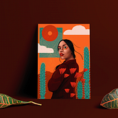 Atardecer. Digital Illustration project by Julián Rincón - 12.04.2023