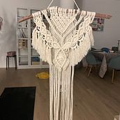 Mi proyecto del curso: Introducción al tapiz de macramé. Accessor, Design, Arts, Crafts, Fiber Arts, Macramé, and Textile Design project by Belen Calvarro Martínez - 12.04.2023