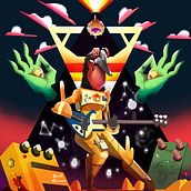 My project for course: Geometric Illustration with Volume. Traditional illustration, Character Design, and Digital Illustration project by ondrador - 10.29.2023