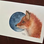 My project for course: Expressive Animal Portraits in Watercolor. Een project van Traditionele illustratie, Aquarelschilderen, Realistische tekening y Naturalistische illustratie van mayke_waddell - 03.12.2023