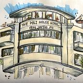 My project for course: Expressive Architectural Sketching with Colored Markers. Un progetto di Bozzetti, Disegno, Illustrazione architettonica, Sketchbook e Illustrazione con inchiostro di yuliamaeva18 - 03.12.2023