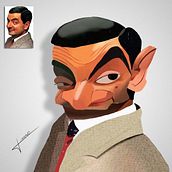 Mr. Bean. Un progetto di Illustrazione digitale di Tiago Lima - 04.12.2023