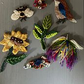 My project for course: Fashion Design: Painting and Embroidering Garments. Een project van Schilderij,  Modeontwerp, Borduurwerk, DIY, Upc, cling y Textielontwerp van Anastasia Moschou - 05.12.2023