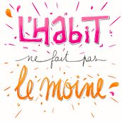 Mon projet du cours : Initiation au lettering manuel : composition de lettres colorées Ein Projekt aus dem Bereich Lettering, H und Lettering von Nathalie Latrille - 05.12.2023