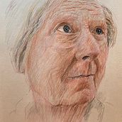 My project for course: Realistic Portrait with Coloured Pencils. Traditional illustration, Fine Arts, Pencil Drawing, Drawing, Portrait Drawing, Realistic Drawing, Artistic Drawing, and Colored Pencil Drawing project by pj.walters - 12.06.2023
