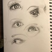 My project for course: Portrait Sketchbooking: Explore the Human Face . % Dan Sjogren tarafından hazırlanan Eskiz çizimi, Çizim, Portre Çizimi, Sanatsal Çizim, Ve Eskiz defteri projesi - 12.04.2023