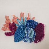 Mon projet du cours : Techniques de crochet pour représenter la vie marine Ein Projekt aus dem Bereich Erweiterungsentwicklung, H, werk, Weben, Crochet und Textildesign von Catherine Rieu Marcot - Perso - 06.12.2023
