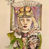 My project for course: Creative Sketching: Fill Your Illustrations with Life and Detail. Traditional illustration, Sketching, Pencil Drawing, Drawing, Watercolor Painting, Sketchbook & Ink Illustration project by Carine Landrieux - 11.27.2023
