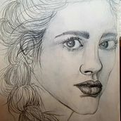 Mi proyecto del curso: Dibujo anatómico de la cabeza humana Ein Projekt aus dem Bereich Bildende Künste, Bleistiftzeichnung, Zeichnung, Porträtzeichnung, Realistische Zeichnung und Anatomische Zeichnung von evangelina72 - 04.12.2023