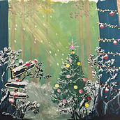 My project for course: Painting Atmospheric Landscapes with Gouache. Traditional illustration, Painting, and Gouache Painting project by xjb58q8cmk - 12.07.2023