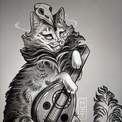 Mi proyecto del curso: Ilustración de tatuajes blackwork desde cero . % Sara Benito Campos tarafından hazırlanan Geleneksel illüstras, on, Çizim, Dijital İllüstras, on, Dövme Tasarımı, Ve Dijital Çizim projesi - 12.13.2023