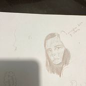 Mi proyecto del curso: Cuaderno de retratos a línea con grafito. Fine Arts, Sketching, Drawing, Portrait Drawing, and Sketchbook project by Charlyn Nuñez - 12.08.2023