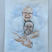 Mi proyecto del curso: Retrato en acuarela a partir de una fotografía Ein Projekt aus dem Bereich Traditionelle Illustration, Aquarellmalerei und Porträtzeichnung von Carolina de Santos - 08.12.2023