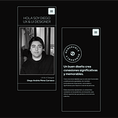 Diegonciox portfolio. Un progetto di Design, UX / UI, Web design, Design per smartphone, Design digitale, Design tipografico, Progettazione di applicazioni e Design di prodotti digitali di Diego Pérez - 08.12.2023