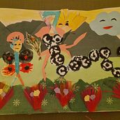 My project for course: Illustrated Characters with Paper. Traditional illustration, Character Design, Collage, Paper Craft, Children's Illustration, and Creating with Kids project by Alexandra - 12.08.2023