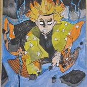 Mi proyecto del curso: Ilustración manga en acuarela. Un progetto di Illustrazione tradizionale, Disegno, Pittura ad acquerello e Manga di jairo13786 - 05.12.2023