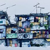 My project for course: Expressive Architectural Sketching with Colored Markers. Sketching, Drawing, Architectural Illustration, Sketchbook & Ink Illustration project by Manuel Molar - 12.09.2023