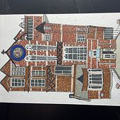 My project for course: Expressive Architectural Sketching with Colored Markers. Un progetto di Bozzetti, Disegno, Illustrazione architettonica, Sketchbook e Illustrazione con inchiostro di Bethan Hill - 09.12.2023