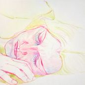 Mój projekt z kursu: Rysowanie ekspresyjnych portretów kredkami . Drawing, Portrait Drawing, Sketchbook, and Colored Pencil Drawing project by Agnieszka Górka - 12.09.2023