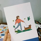 Mi proyecto del curso: Técnicas de ilustración con acuarela y gouache. Traditional illustration, Fine Arts, Painting, Watercolor Painting, Children's Illustration, and Gouache Painting project by Daniela Velásquez - 12.09.2023