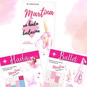 Hada y Ballet, libros de Scrapbooking de Martina un hada bailarina. Character Design, Pattern Design, Watercolor Painting, Children's Illustration, Creating with Kids, and Children's Literature project by Clara María Rodríguez - 09.14.2023