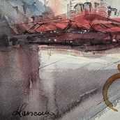 Il mio progetto del corso: Disegno architettonico con acquerello e inchiostro. Un progetto di Bozzetti, Disegno, Pittura ad acquerello, Illustrazione architettonica, Sketchbook e Illustrazione con inchiostro di David Mancazzo - 10.12.2023