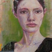 My project for course: Contemporary Oil Portraiture. Un proyecto de Ilustración tradicional, Bellas Artes, Pintura y Pintura al óleo de hmmlee - 10.12.2023