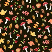 Surface pattern design Ein Projekt aus dem Bereich Aquarellmalerei und Musterdesign von Ionara Dias - 10.12.2023