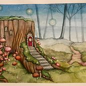 Final project: Modern Watercolor Techniques. Traditional illustration, Fine Arts, Painting, and Watercolor Painting project by Tina Schroeder - 12.10.2023