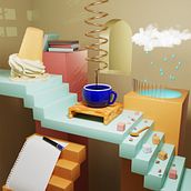 Things I Like. 3D, Digital Illustration, 3D Modeling, and 3D Design project by Avery - 12.11.2023