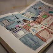 Mi proyecto del curso: Sketchbook para explorar tu estilo de dibujo. Traditional illustration, Sketching, Creativit, Drawing, Watercolor Painting, Sketchbook, and Gouache Painting project by Keysi Guillen - 12.07.2023