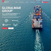 Maqueta web Globalmar. Digital Design, Web Design, Web Development, UX / UI, and Programming project by Víctor Garrido - 12.12.2023