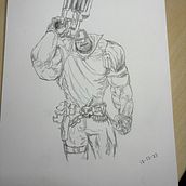 My project for course: Illustration for Comics: Anatomy of a Superhero. Traditional illustration, Character Design, Comic, Pencil Drawing, and Figure Drawing project by Fabio Dionigi - 12.12.2023
