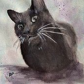 My project for course: Expressive Animal Portraits in Watercolor. Traditional illustration, Watercolor Painting, Realistic Drawing, and Naturalistic Illustration project by Desley Parsons - 12.12.2023