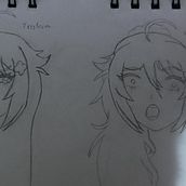 Mi proyecto del curso: Creación de personajes manga. Traditional illustration, Character Design, Comic, and Manga project by Andrew R - 12.13.2023
