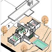 Recreating Casa Duo Digital Illustration by Fer Neyra. Un projet de Architecture, Pa, sagisme, Illustration numérique, Architecture numérique et Illustration architecturale de Rhoda - 13.12.2023