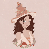 Meu projeto do curso: Ilustração digital com Procreate. Traditional illustration, Drawing, Digital Illustration, and Digital Drawing project by nathaliafmvargas - 12.10.2023