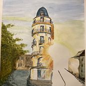 Morgens in Paris. Traditional illustration project by RL Tunestudio - 12.13.2023