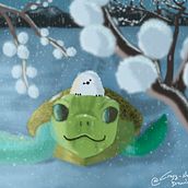 Mon projet du cours : Scènes atmosphériques colorées et lumineuses sur Procreate. Digital Illustration project by Coraline - 12.12.2023