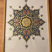 My project for course: Introduction to Islamic Art: Create Biomorphic Patterns. Painting, Pattern Design, Watercolor Painting, Ink Illustration, Traditional illustration, and Calligraph project by Rosie Duivenbode - 12.12.2023