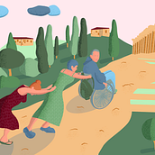 My project for course: Colorful Digital Illustration in Procreate. Traditional illustration, Drawing, Digital Illustration, and Digital Drawing project by Kata Molnár - 12.13.2023